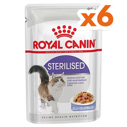 Royal Canin Pouch Jelly Sterilised Kısırlaştırılmış Yaş Kedi Maması 85 Gr x 6 Adet - Royal Canin