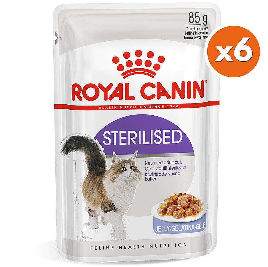 Royal Canin Pouch Jelly Sterilised Kısırlaştırılmış Yaş Kedi Maması 85 Gr x 6 Adet