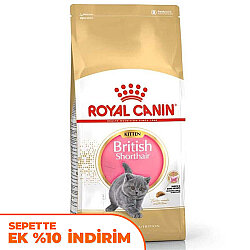 Royal Canin Kitten British Shorthair Yavru Irk Kedi Maması 2 Kg + Temizlik Mendili - Royal Canin