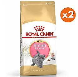 Royal Canin Kitten British Shorthair Yavru Irk Kedi Maması 2 Kg x 2 Adet + Temizlik Mendili - Royal Canin