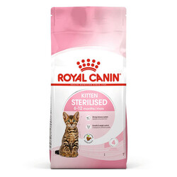 Royal Canin Kitten Sterilised Kısırlaştırılmış Yavru Kedi Maması 2 Kg + Temizlik Mendili - Thumbnail