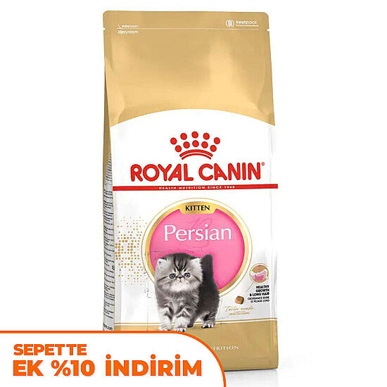 Royal Canin Kitten Persian Yavru İran Irk Maması 2 Kg + Temizlik Mendili - 1