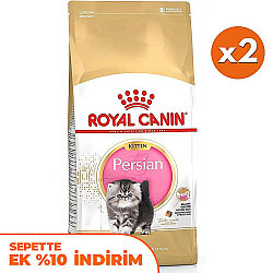 Royal Canin Kitten Persian Yavru İran Irk Maması 2 Kg x 2 Adet + Temizlik Mendili - Royal Canin