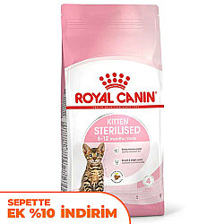 Royal Canin Kitten Sterilised Kısırlaştırılmış Yavru Kedi Maması 2 Kg + Temizlik Mendili - Royal Canin