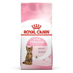 Royal Canin Kitten Sterilised Kısırlaştırılmış Yavru Kedi Maması 2 Kg x 2 Adet + 10 Adet Wooc Lolipop Ödül - 6