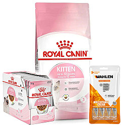 Royal Canin Kitten Yavru Kedi Maması 10 Kg + 3 Paket Wahlen Ödül + 12 Adet Royal Canin Yaş Mama - Royal Canin