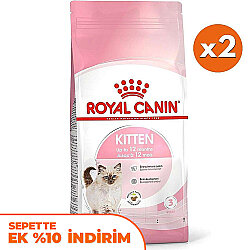 Royal Canin Kitten Yavru Kedi Maması 10 Kg x 2 Adet + Temizlik Mendili - Royal Canin
