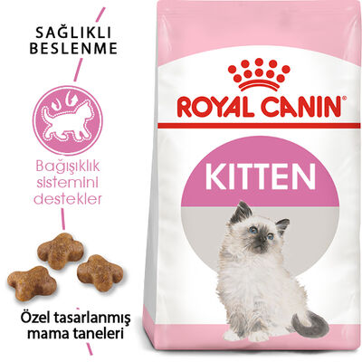 Royal Canin BOX Kitten Yavru Kedi Maması 2 Kg + 2 Adet Royal Canin Kitten 85 Gr Yaş Mama