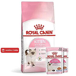 Royal Canin Kitten Yavru Kedi Maması 2 Kg + 2 Adet Royal Canin Yaş Mama - Royal Canin