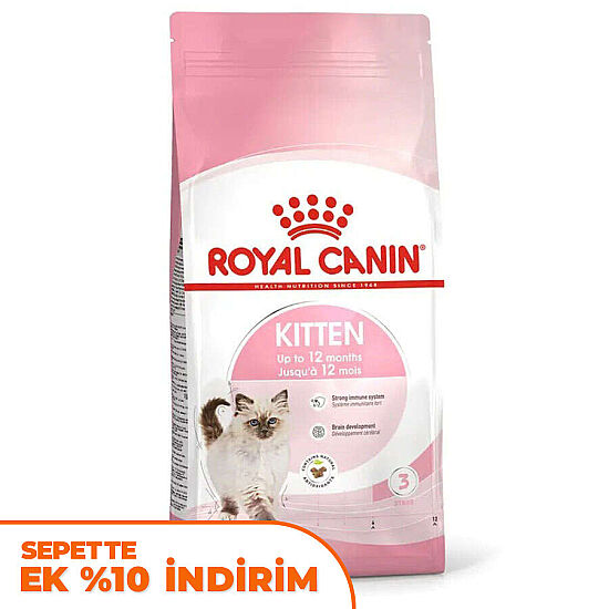 Royal Canin Kitten Yavru Kedi Maması 2 Kg + Temizlik Mendili - 1