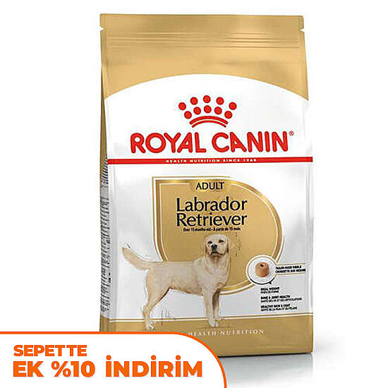 Royal Canin Labrador Retriever Irk Köpek Maması 12 Kg + Temizlik Mendili - 1