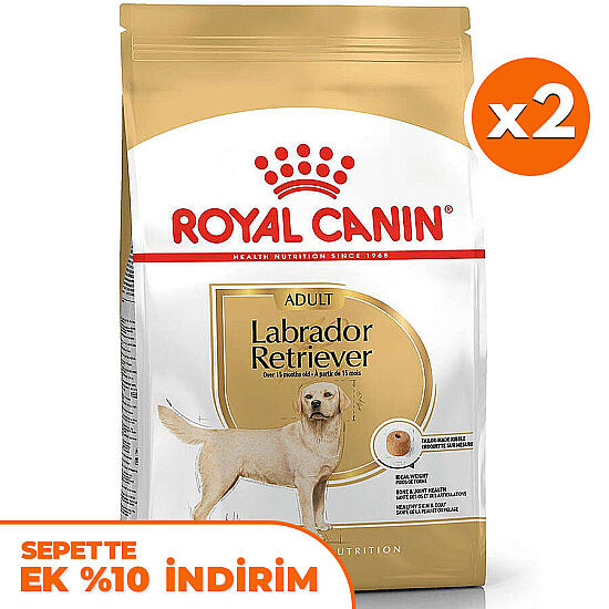 Royal Canin Labrador Retriever Irk Köpek Maması 12 Kg x 2 Adet + Temizlik Mendili - 1