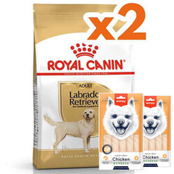 Royal Canin - Royal Canin Labrador Retriever Irk Köpek Maması 12 Kg x 2 Adet + 2 Adet Wanpy Creamy Treat 5x14 Gr