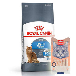 Royal Canin - Royal Canin Light Weight Düşük Kalorili Kedi Maması 1,5 Kg + Wanpy Creamy Treat 5x14 Gr
