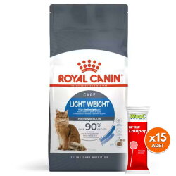 Royal Canin Light Weight Düşük Kalorili Kedi Maması 8 Kg + 15 Adet Wooc Lolipop Ödül - Royal Canin