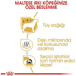 Royal Canin Maltese Bichon Maltais Köpek Maması 1,5 Kg x 2 Adet + Temizlik Mendili - 6