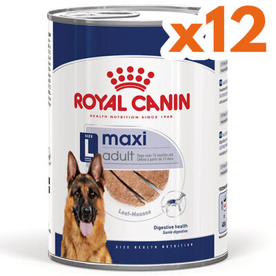 Royal Canin Maxi Adult Büyük Irk Köpek Konservesi 410 Gr x 12 Adet - 1