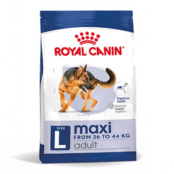 Royal Canin Maxi Adult Büyük Irk Köpek Maması 15 Kg + Temizlik Mendili - Thumbnail