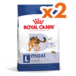 Royal Canin Maxi Adult Büyük Irk Köpek Maması 15 Kg x 2 Adet + Temizlik Mendili - Royal Canin