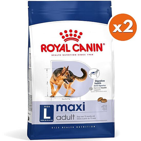 Royal Canin Maxi Adult Büyük Irk Köpek Maması 15 Kg x 2 Adet + Temizlik Mendili - 2