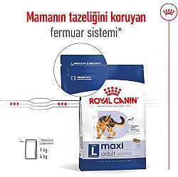 Royal Canin Maxi Adult Büyük Irk Köpek Maması 15 Kg x 2 Adet + Temizlik Mendili - 7