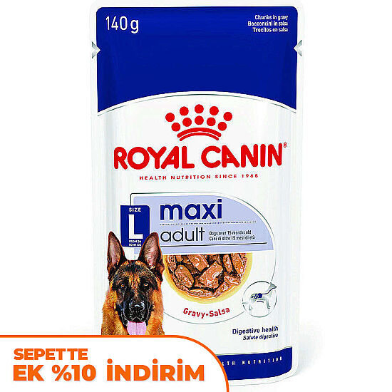 Royal Canin Maxi Adult Gravy Köpek Yaş Maması 140 Gr - 1