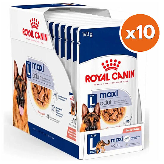 Royal Canin Maxi Adult Gravy Köpek Yaş Maması 140 Gr x 10 Adet - 1