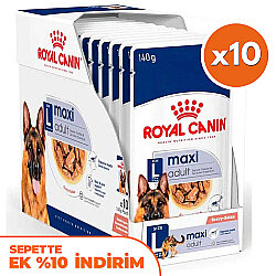 Royal Canin Maxi Adult Gravy Köpek Yaş Maması 140 Gr x 10 Adet - Royal Canin