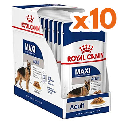 Royal Canin Maxi Adult Gravy Köpek Yaş Maması 140 Gr x 10 Adet