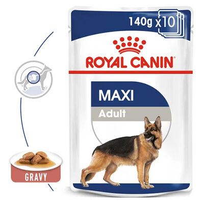 Royal Canin Maxi Adult Gravy Köpek Yaş Maması 140 Gr x 10 Adet
