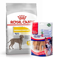 Royal Canin - Royal Canin Maxi Dermacomfort Hassas Köpek Maması 12 Kg + Esca Food Köpek Ödülü