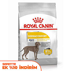 Royal Canin Maxi Dermacomfort Hassas Köpek Maması 12 Kg + Temizlik Mendili - Royal Canin