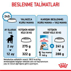 Royal Canin Maxi Puppy Büyük Irk Yavru Köpek Maması 15 Kg + Temizlik Mendili - Thumbnail