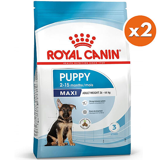 Royal Canin Maxi Puppy Büyük Irk Yavru Köpek Maması 15 Kg x 2 Adet + Temizlik Mendili - 1