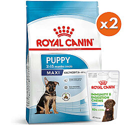 Royal Canin Maxi Puppy Büyük Irk Yavru Köpek Maması 15 Kg x 2 Adet + 6 Adet Royal Canin Yavru Köpek Ödülü - Royal Canin