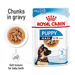 Royal Canin Maxi Puppy Gravy Köpek Yaş Maması 140 Gr x 5 Adet - 6