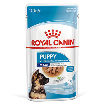 Royal Canin Maxi Puppy Gravy Köpek Yaş Maması 140 Gr x 5 Adet