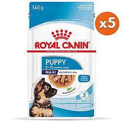 Royal Canin Maxi Puppy Gravy Köpek Yaş Maması 140 Gr x 5 Adet - Royal Canin