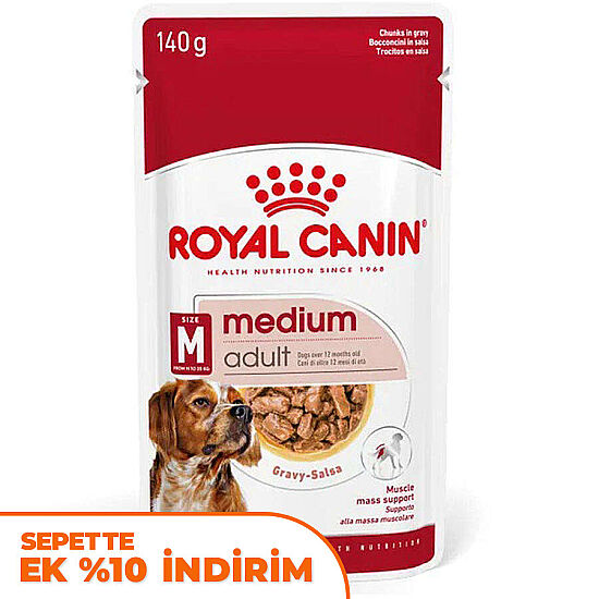 Royal Canin Medium Adult Gravy Köpek Yaş Maması 140 Gr - 1