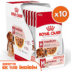 Royal Canin Medium Adult Gravy Köpek Yaş Maması 140 Gr x 10 Adet - Royal Canin