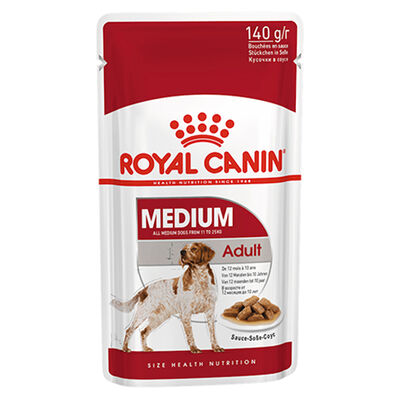 Royal Canin Medium Adult Gravy Köpek Yaş Maması 140 Gr x 10 Adet