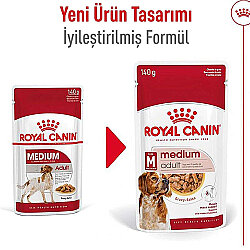 Royal Canin Medium Adult Gravy Köpek Yaş Maması 140 Gr x 5 Adet - 3