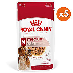 Royal Canin Medium Adult Gravy Köpek Yaş Maması 140 Gr x 5 Adet - Royal Canin