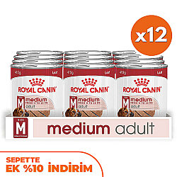 Royal Canin Medium Adult Orta Irk Köpek Konservesi 410 Gr x 12 Adet - Royal Canin