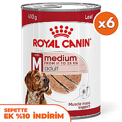 Royal Canin Medium Adult Orta Irk Köpek Konservesi 410 Gr x 6 Adet - Royal Canin