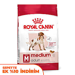 Royal Canin Medium Orta Irk Köpek Maması 15 Kg + Temizlik Mendili - Royal Canin