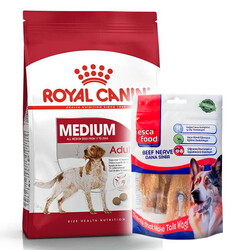 Royal Canin - Royal Canin Medium Orta Irk Köpek Maması 15 Kg + Esca Food Köpek Ödülü