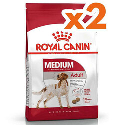 Royal Canin - Royal Canin Medium Orta Irk Köpek Maması 15 Kg x 2 Adet + Temizlik Mendili