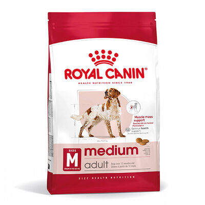 Royal Canin Medium Orta Irk Köpek Maması 15 Kg x 2 Adet + 2 Adet Wanpy Creamy Treat 5x14 Gr