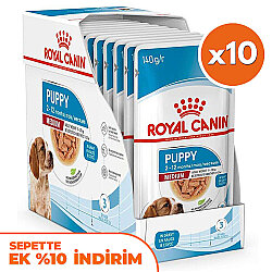 Royal Canin Medium Puppy Gravy Köpek Yaş Maması 140 Gr x 10 Adet - Royal Canin